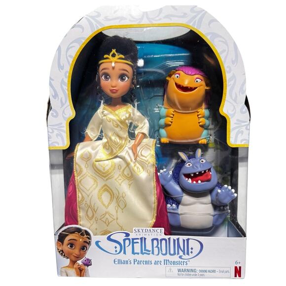 Spellbound Ellian Doll & Monsters (Parents) Set Netflix Skydance Spin Master NEW - Picture 1 of 7